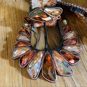 BB SIMON LUXURY SWAROVSKI CRYSTALS BELT 🧡🧡